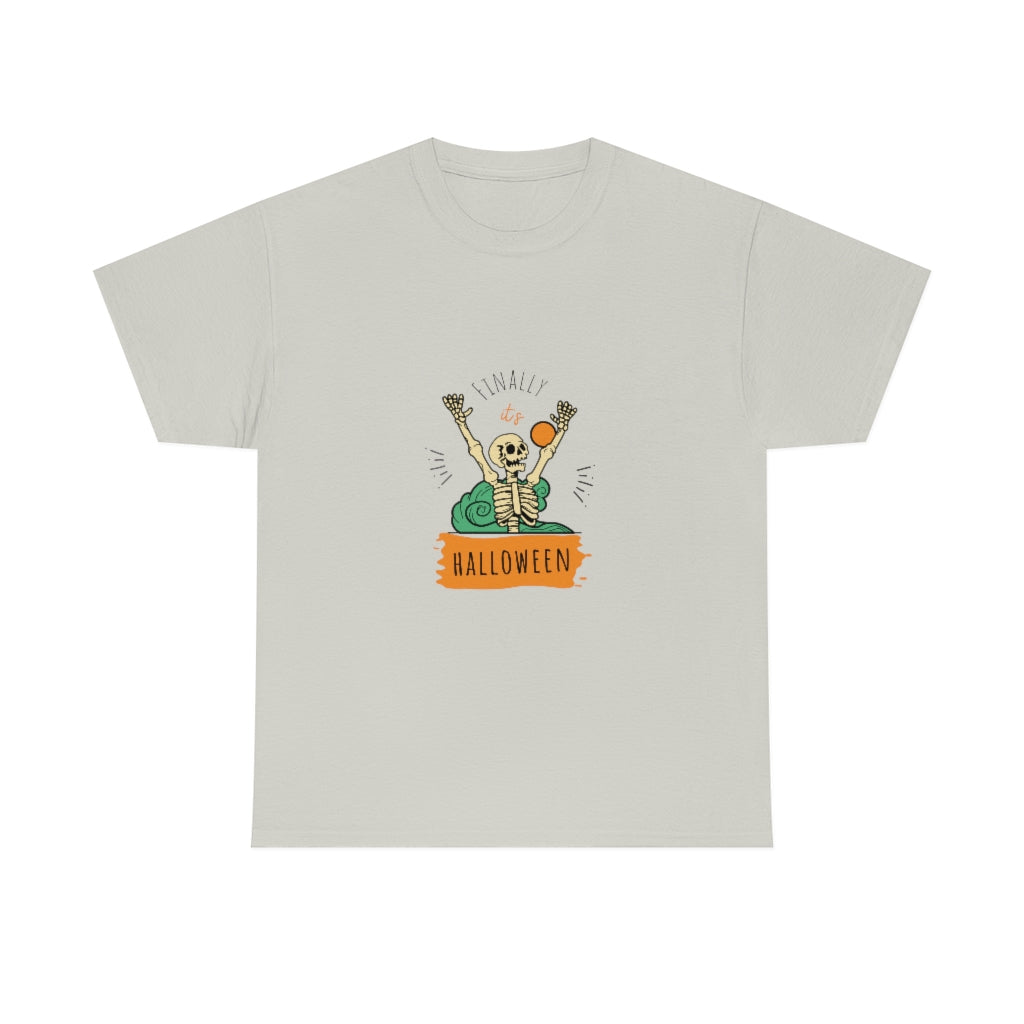 Skeleton T-Shirt Funny Halloween Tee Sarcastic Fall Shirt Trendy Tshirt Autumn Apparel - The Good Life Vibe