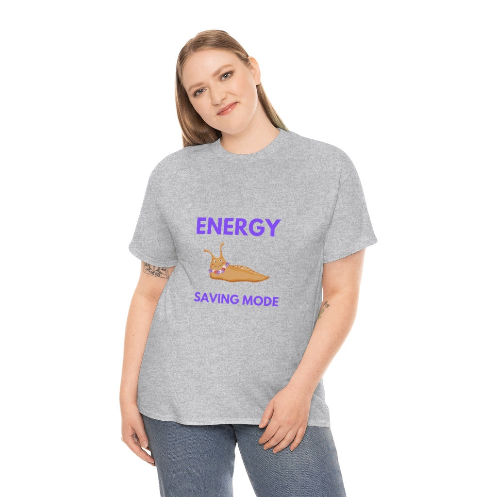 Energy Saving Mode Tee Slug Tshirt No Energy Shirt Funny Tshirts Funny Tshirts Mom Shirts Animal Tees - The Good Life Vibe