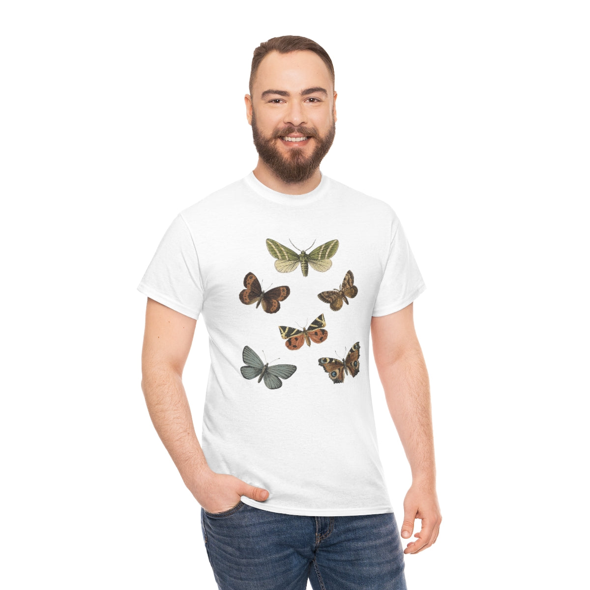 Butterfly Tshirt, Nature Shirt, Vintage Inspired Butterfly Shirt, Vintage Wildlife Shirt, Wildlife Shirt, Shirt for Nature Lover - The Good Life Vibe