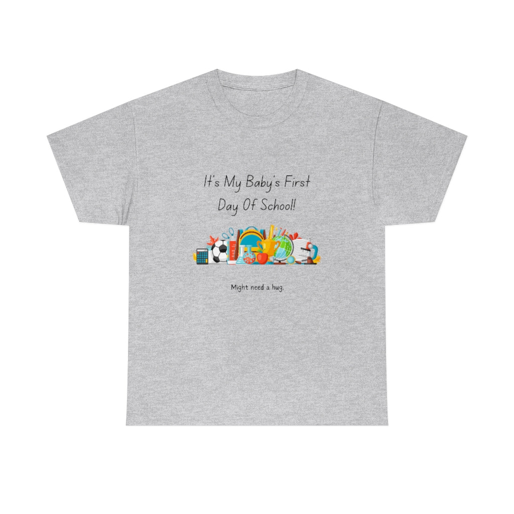 Baby's First Day of School Heavy Cotton Tee - The Good Life Vibe