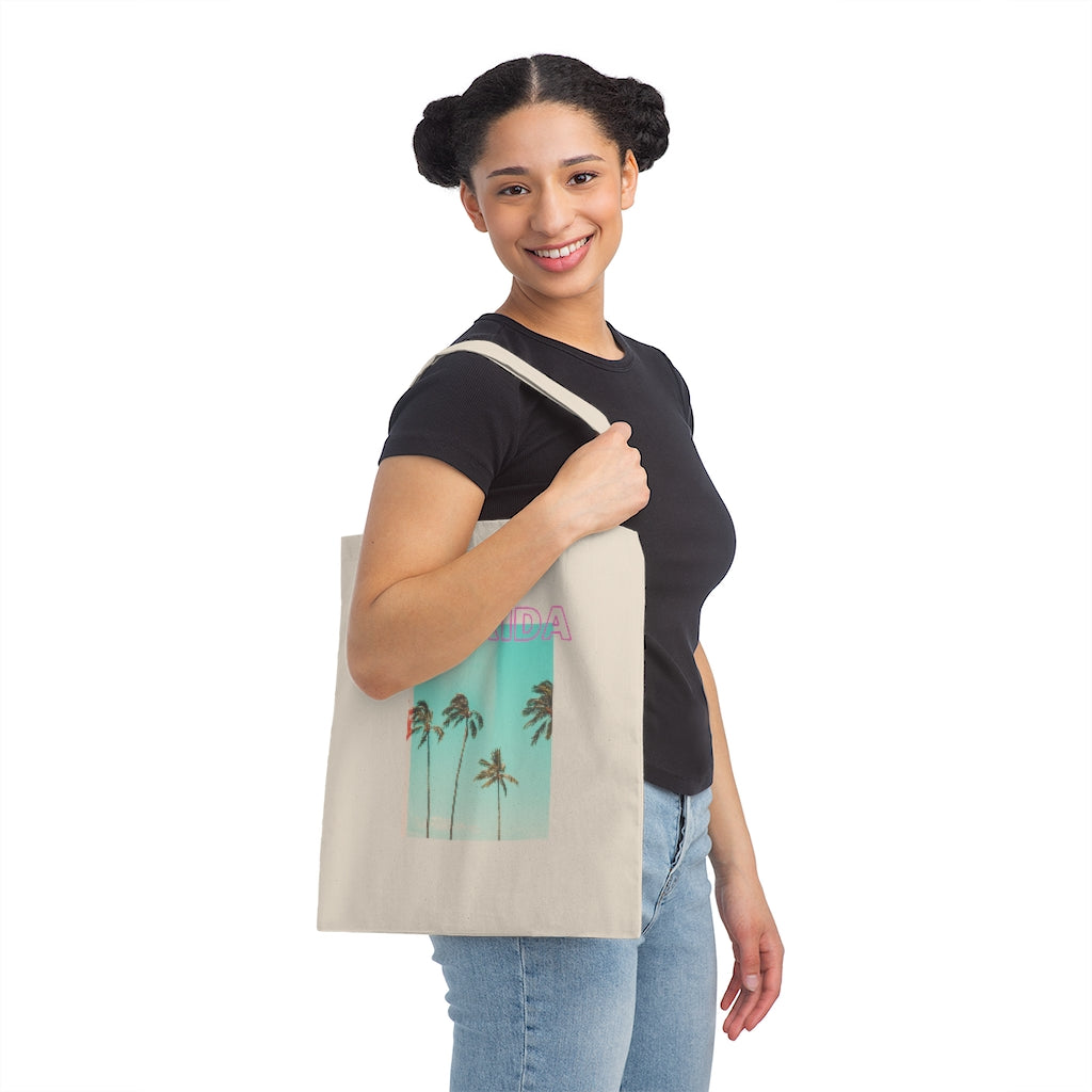 Florida Tote Bag Florida Beach Bag Preppy Clothes Trendy Tote Bags Aesthetic Bags Beachy Totes Cute Tote Bags Palm Tree Tote Bag - The Good Life Vibe