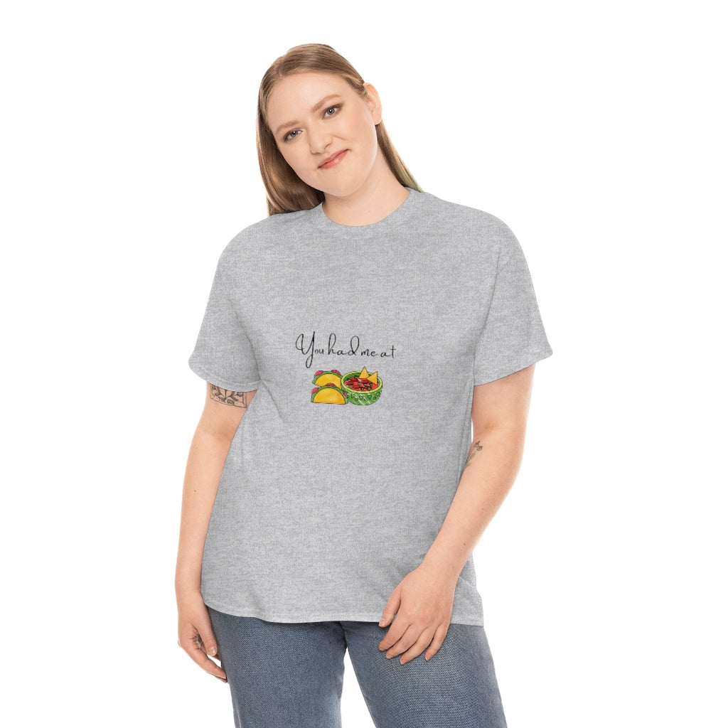 You Had Me At Tacos Tee Chips and Salsa Tshirt Funny Taco Shirt Womens Taco Tshirt Cinco De Mayo Shirt I Love Tacos Tee - The Good Life Vibe
