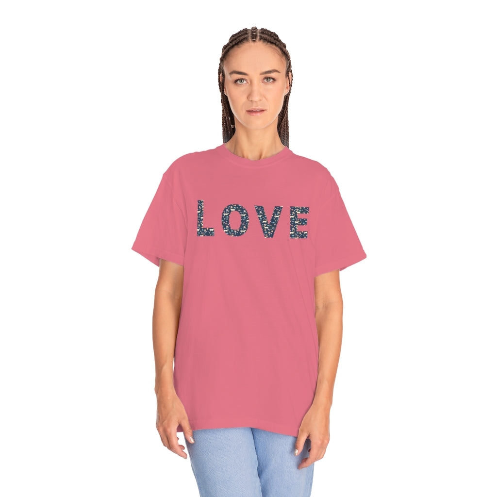 Love Dog Tee Comfort Colors Graphic T-Shirt Trendy Preppy Cute Shirt - The Good Life Vibe