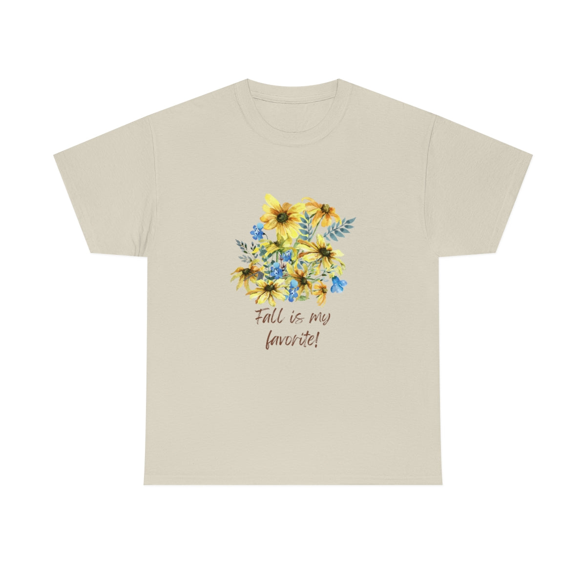 Fall is My Favorite Thanksgiving Tshirt Floral T-shirt Thankful Shirt Adult Fall Tees Autumn Apparel Cute Shirts Women Cute Fall Tee - The Good Life Vibe