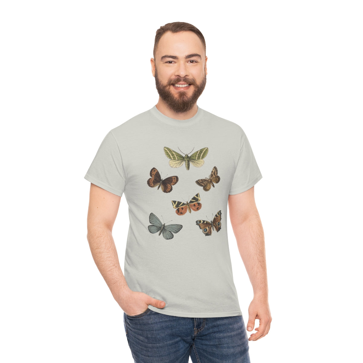 Butterfly Tshirt, Nature Shirt, Vintage Inspired Butterfly Shirt, Vintage Wildlife Shirt, Wildlife Shirt, Shirt for Nature Lover - The Good Life Vibe
