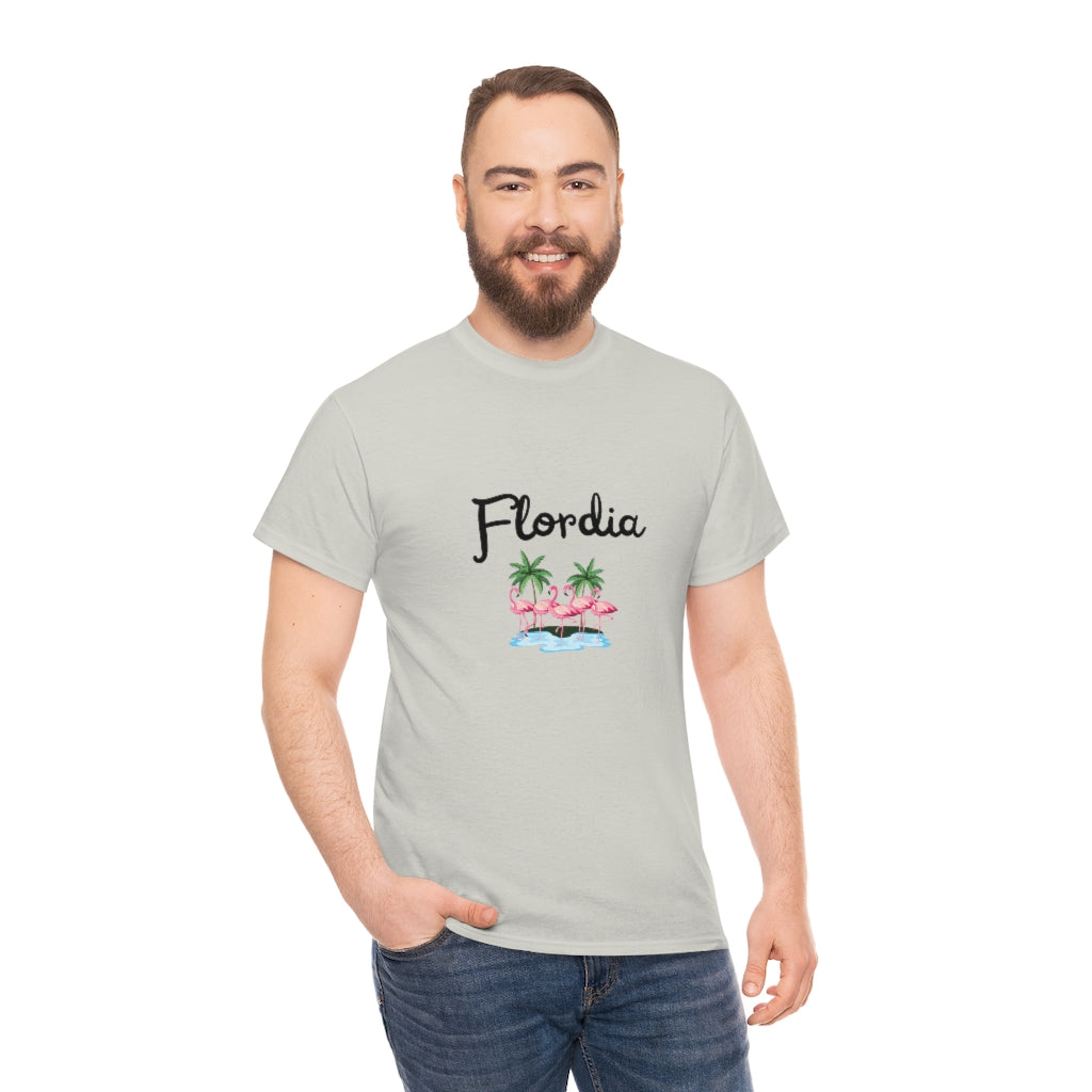 Florida Flamingo Tee Palm Tree Shirt Preppy Clothes Trendy Shirts Aesthetic Shirt Beachy Tee Cute Comfy Clothes Beach Shirt Poolside - The Good Life Vibe