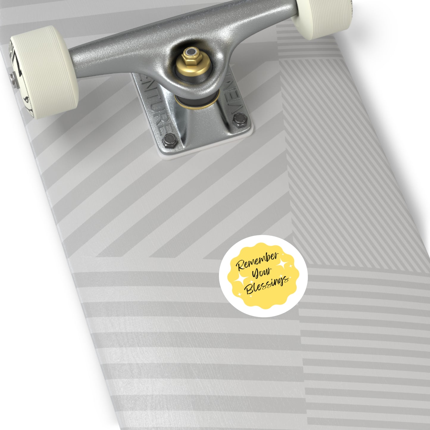 Remember Your Blessings Round Stickers For Indoor & Outdoor Use