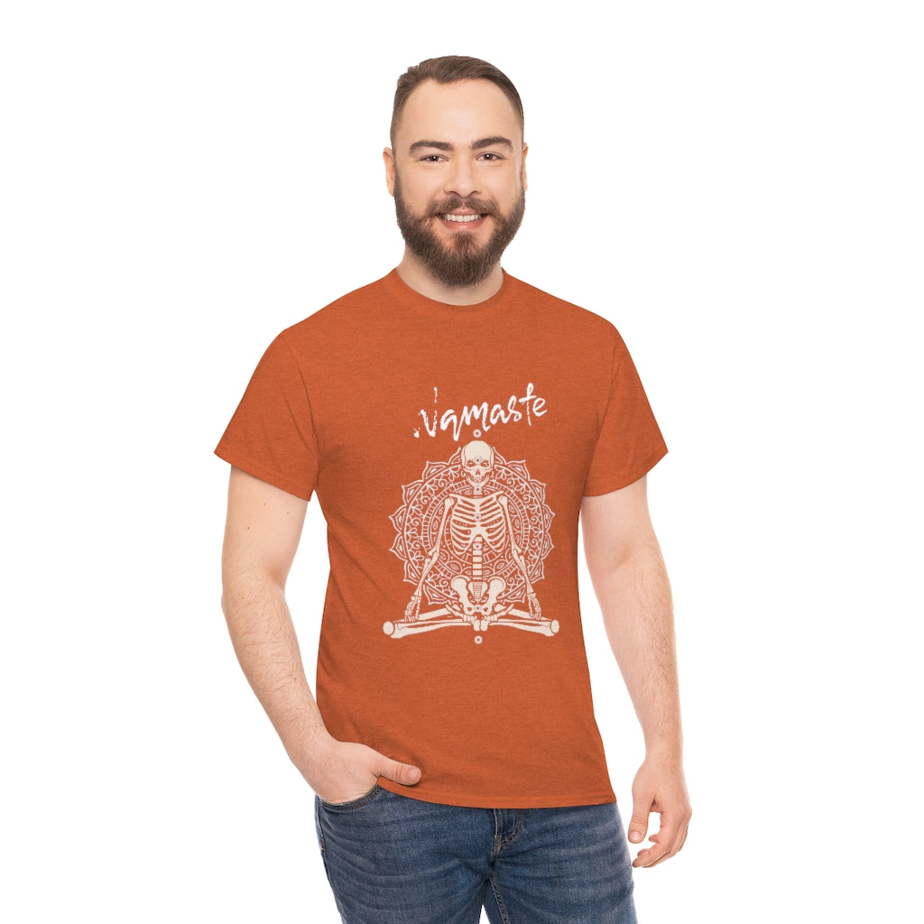 Namaste Skeleton Yoga Tee - The Good Life Vibe