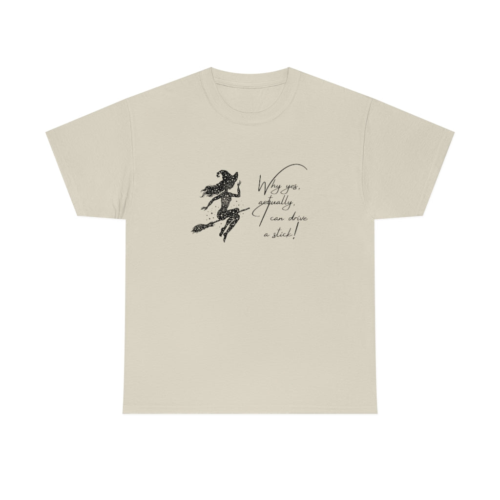 Witch Riding On Broom T-Shirt Funny Halloween Tee Sarcastic Fall Shirt Witches Tshirt Bitch T Witches Autumn Apparel - The Good Life Vibe