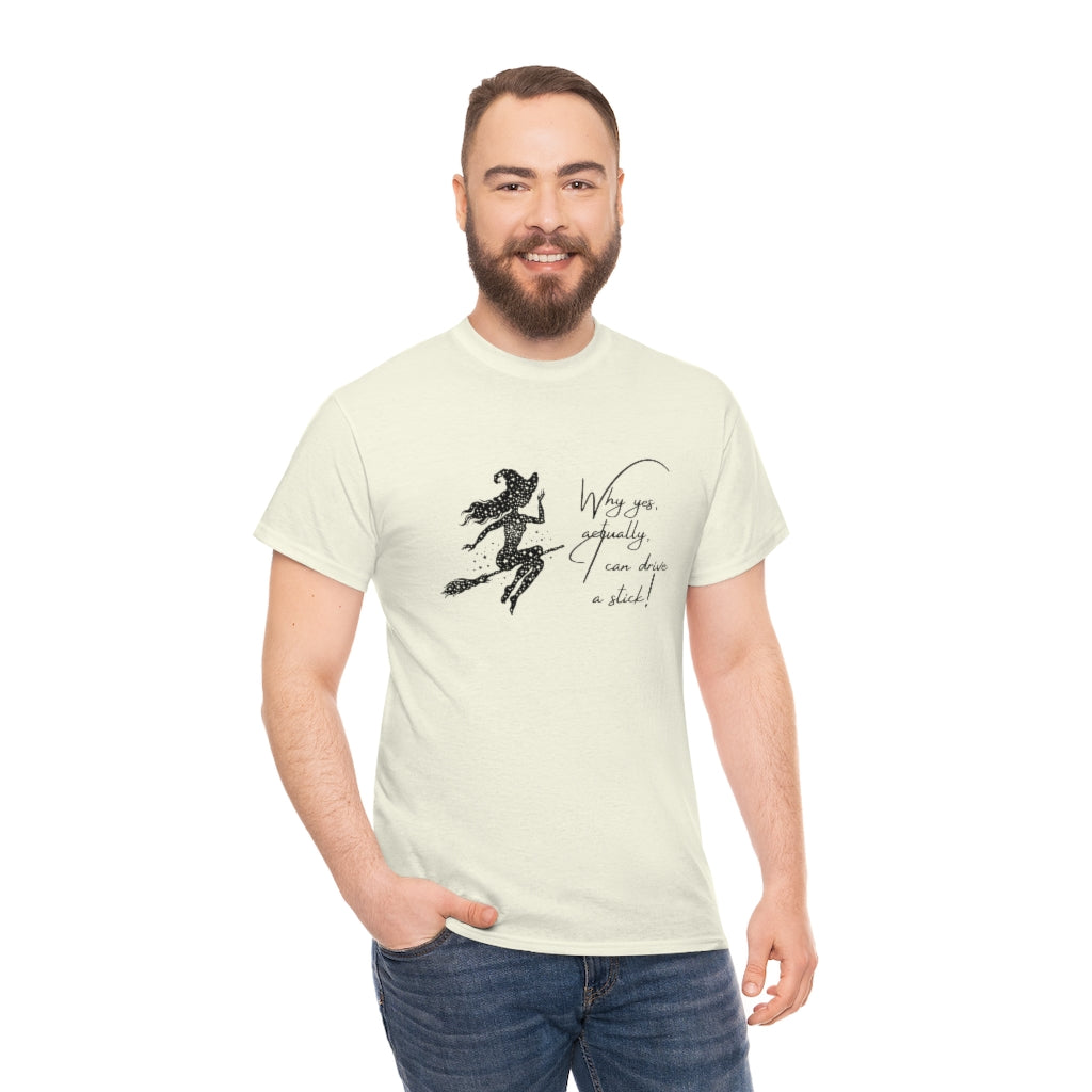 Witch Riding On Broom T-Shirt Funny Halloween Tee Sarcastic Fall Shirt Witches Tshirt Bitch T Witches Autumn Apparel - The Good Life Vibe