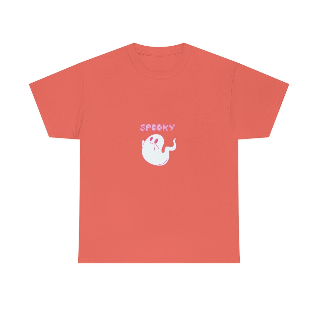 Spooky Ghost Tee Cute Halloween Tshirt Vintage Ghost Tee Autumn Apparel Fall Tshirts Fun Fall Tess - The Good Life Vibe