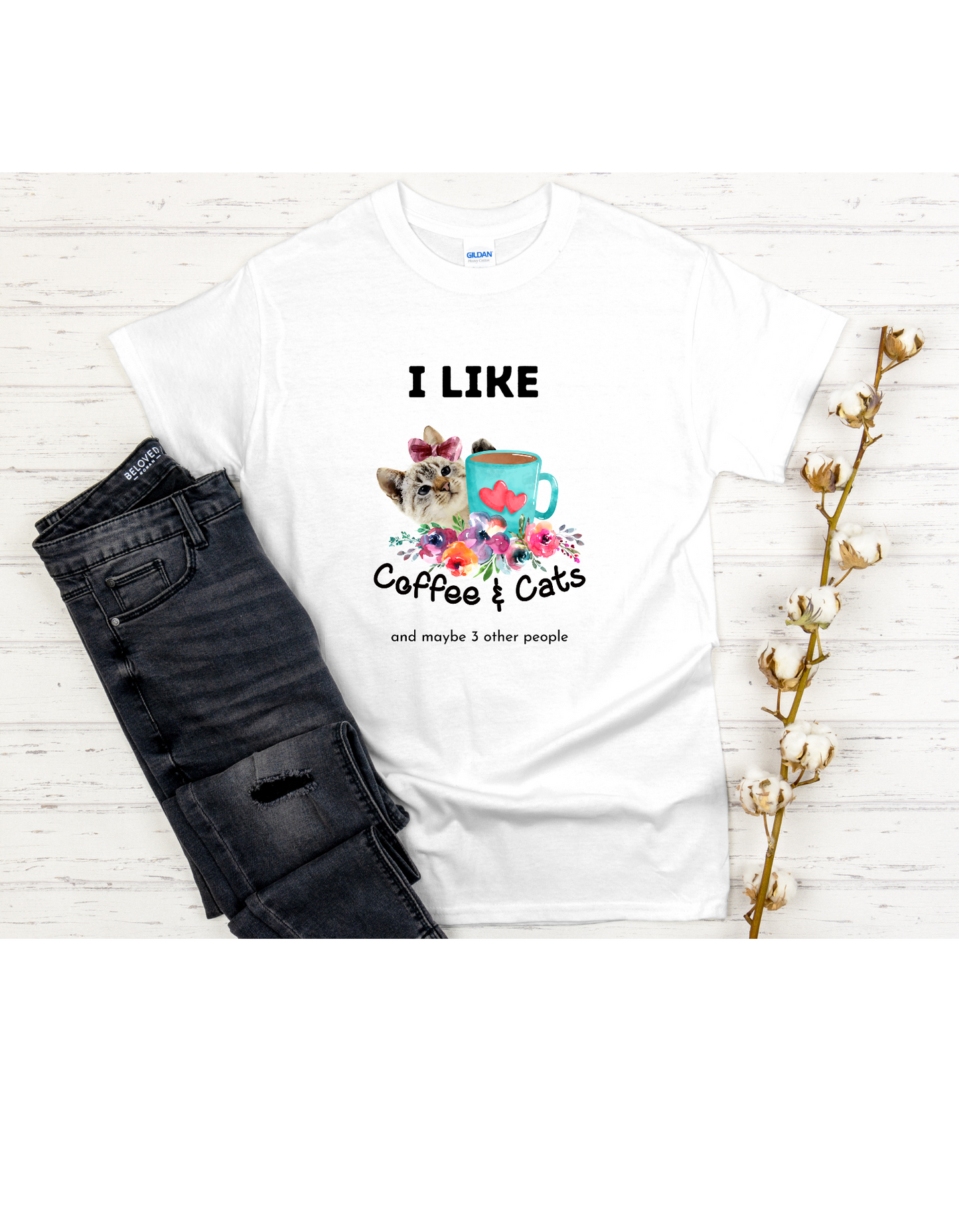 I Like Cats And Coffee And Maybe 3 Other People T-shirt