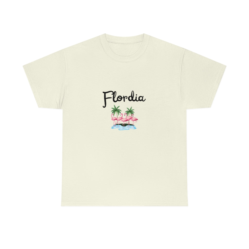 Florida Flamingo Tee Palm Tree Shirt Preppy Clothes Trendy Shirts Aesthetic Shirt Beachy Tee Cute Comfy Clothes Beach Shirt Poolside - The Good Life Vibe