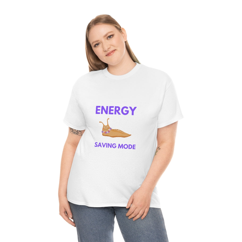 Energy Saving Mode Tee Slug Tshirt No Energy Shirt Funny Tshirts Funny Tshirts Mom Shirts Animal Tees - The Good Life Vibe