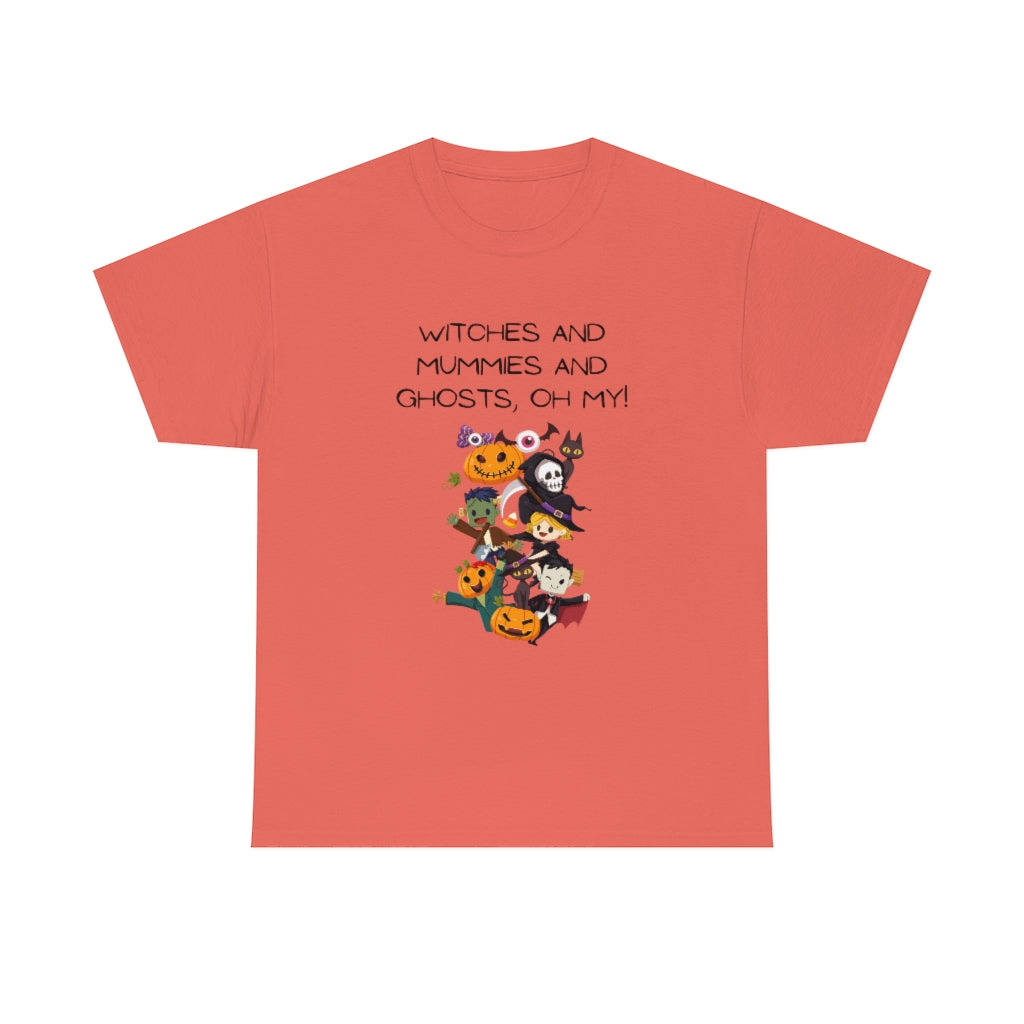 Halloween Spooky Vibe Witch Pumpkin Witches Ghost Ghouls Fun Trendy Heavy Cotton Tee - The Good Life Vibe