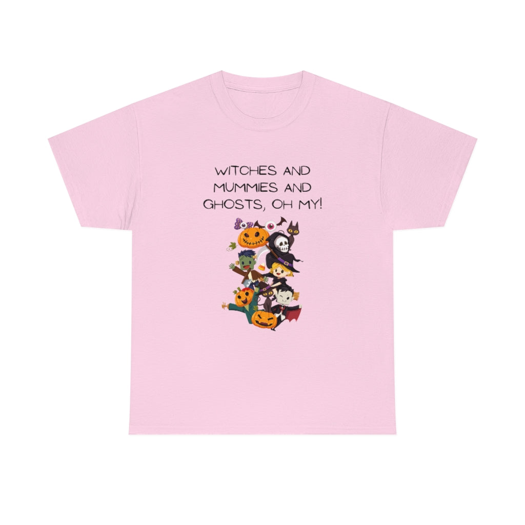 Halloween Spooky Vibe Witch Pumpkin Witches Ghost Ghouls Fun Trendy Heavy Cotton Tee - The Good Life Vibe