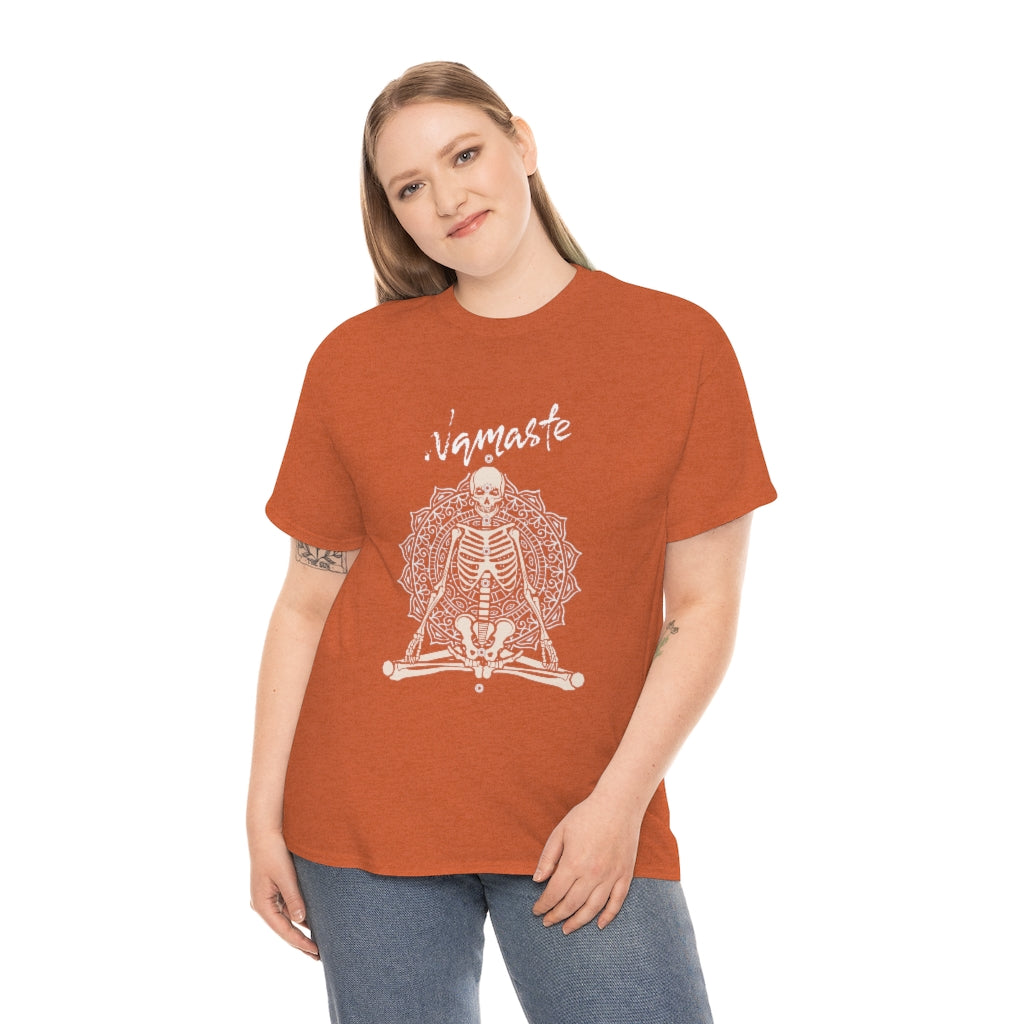 Namaste Skeleton Yoga Tee - The Good Life Vibe