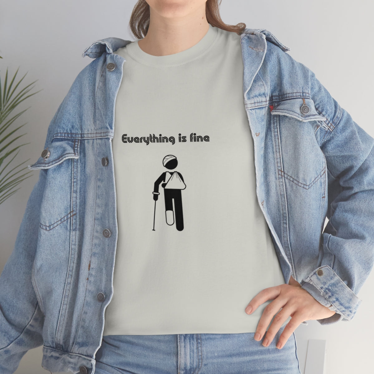 Everything is Fine Tshirt, I'm Fine Everything is Fine, Sarcastic Tshirt, Funny Tshirt, Recovering From Surgery Tshirt, Physical Therapy Tee - The Good Life Vibe