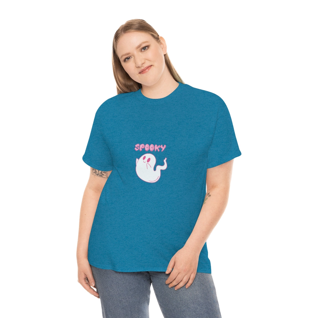 Spooky Ghost Tee Cute Halloween Tshirt Vintage Ghost Tee Autumn Apparel Fall Tshirts Fun Fall Tess - The Good Life Vibe