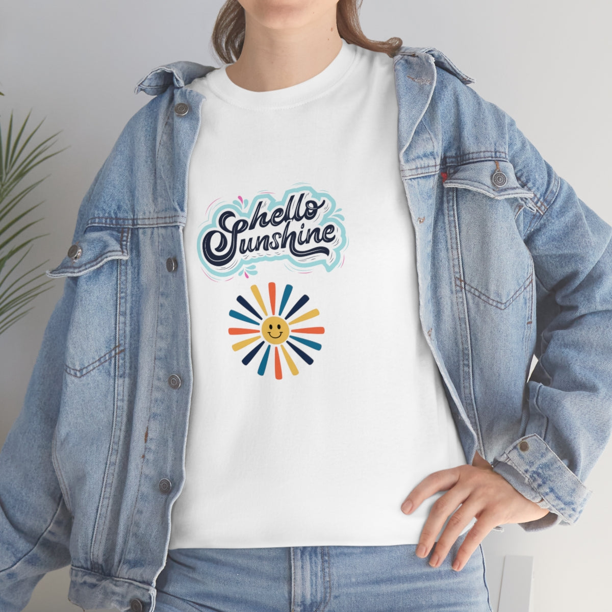 Hello Sunshine Tee, Retro Sunshine Tee, Vintage Graphic T-Shirt, Retro Sun Tshirt, Summer Shirt, Boho Shirt, Sunshine, Camping Shirt - The Good Life Vibe