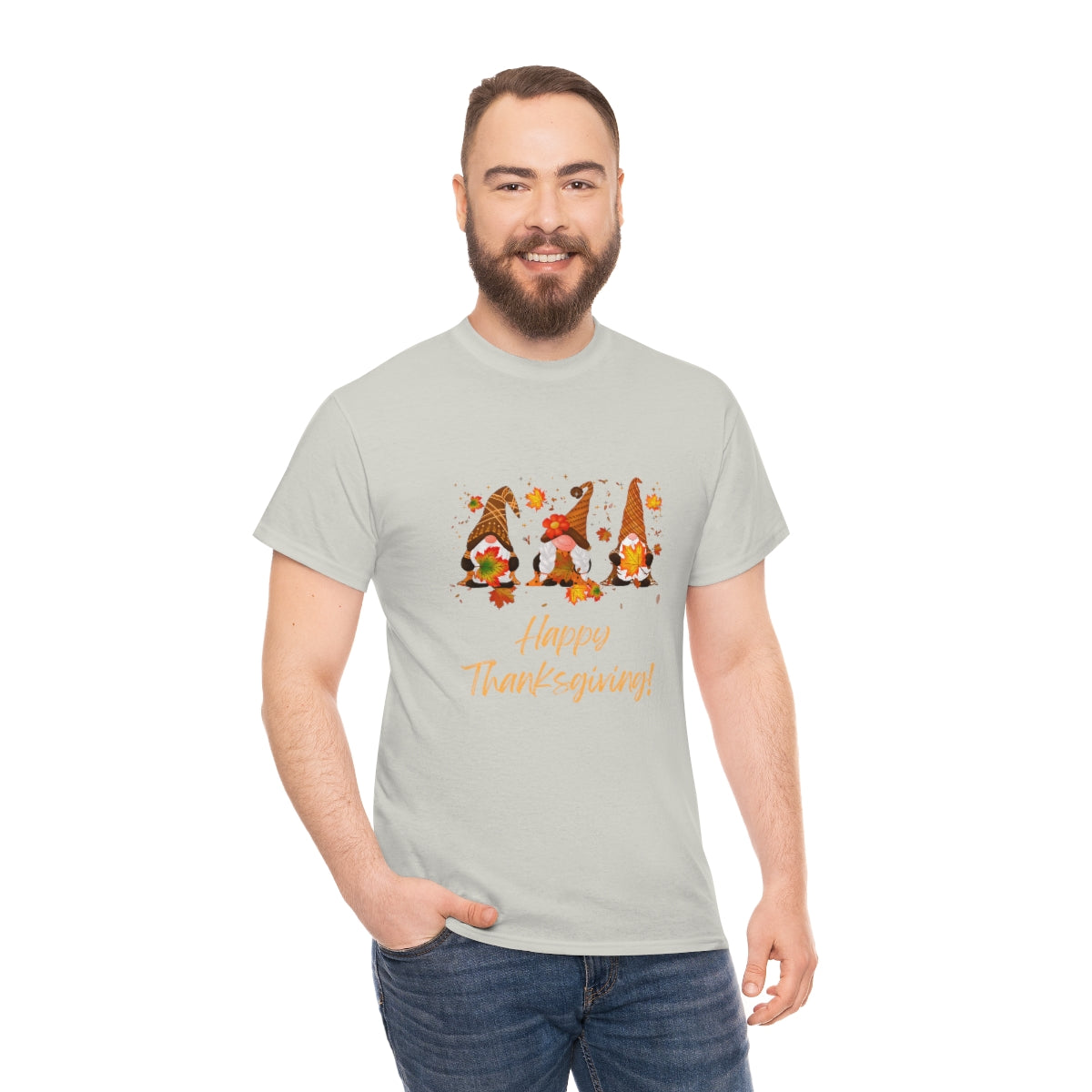 Thanksgiving Tshirt Gnome T-shirt Give Thanks Tee Gratitude Thankful Shirt Adult Fall Tees Autumn Apparel Cute Shirts Women Cute Fall Tee - The Good Life Vibe