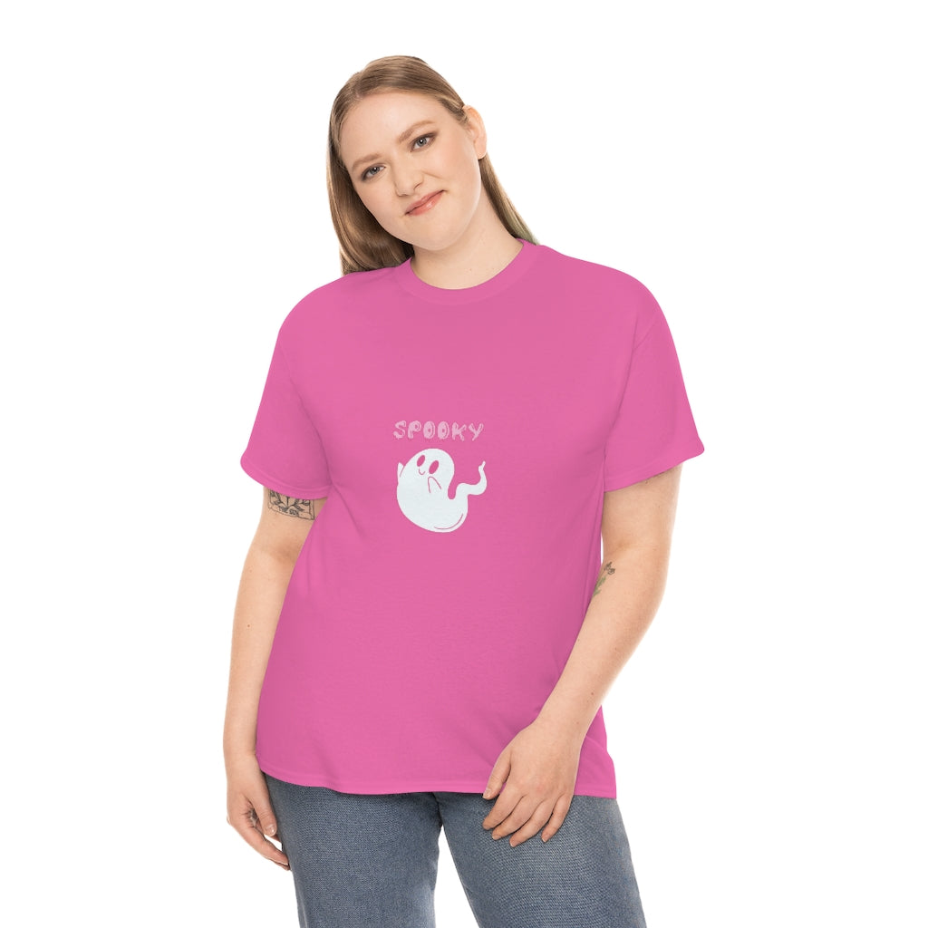 Spooky Ghost Tee Cute Halloween Tshirt Vintage Ghost Tee Autumn Apparel Fall Tshirts Fun Fall Tess - The Good Life Vibe