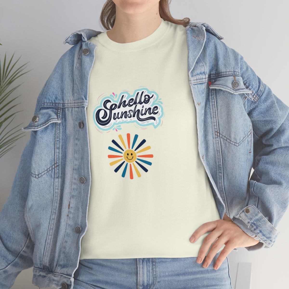 Hello Sunshine Tee, Retro Sunshine Tee, Vintage Graphic T-Shirt, Retro Sun Tshirt, Summer Shirt, Boho Shirt, Sunshine, Camping Shirt - The Good Life Vibe