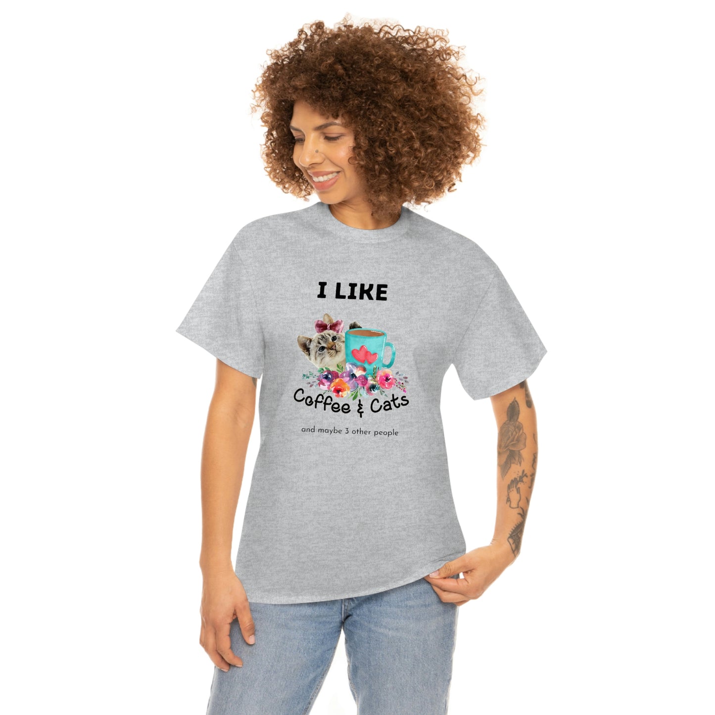 I Like Cats And Coffee And Maybe 3 Other People T-shirt