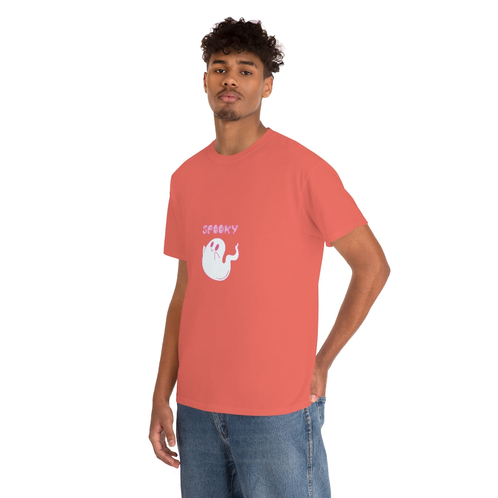 Spooky Ghost Tee Cute Halloween Tshirt Vintage Ghost Tee Autumn Apparel Fall Tshirts Fun Fall Tess - The Good Life Vibe