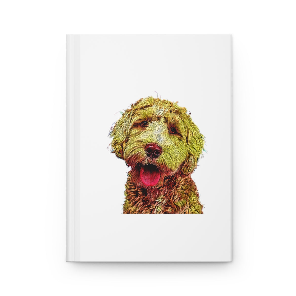 Hard cover notebook, Dotted Paper Journal, Cute Dog Journal, Dog, Lined Notebook, Lined Journal, Stationary, Empowerment Joural - The Good Life Vibe