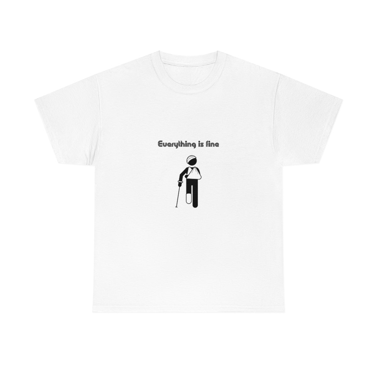Everything is Fine Tshirt, I'm Fine Everything is Fine, Sarcastic Tshirt, Funny Tshirt, Recovering From Surgery Tshirt, Physical Therapy Tee - The Good Life Vibe