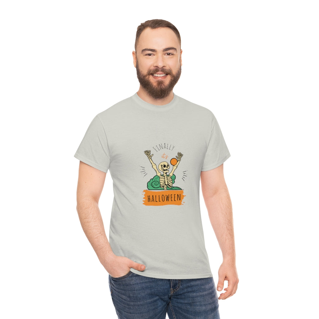 Skeleton T-Shirt Funny Halloween Tee Sarcastic Fall Shirt Trendy Tshirt Autumn Apparel - The Good Life Vibe