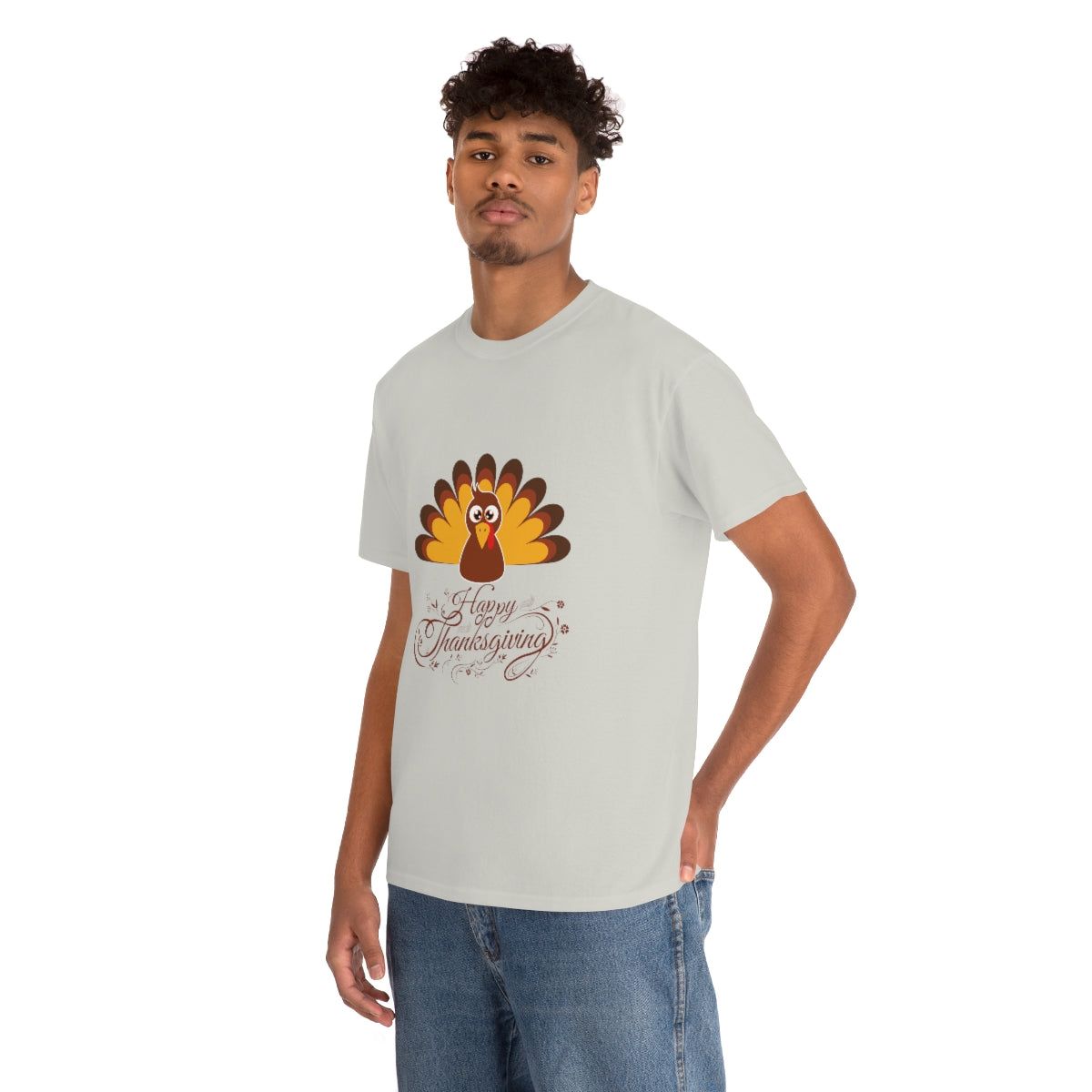 Thanksgiving Tshirt Turkey T-shirt Give Thanks Tee Gratitude Thankful Shirt Adult Fall Tees Autumn Apparel Cute Shirts Women Cute Fall Tee - The Good Life Vibe