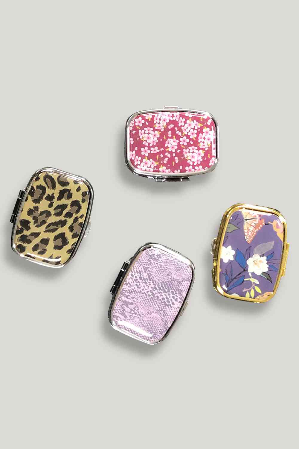 Mystery 4-Piece Metal Pill Cases