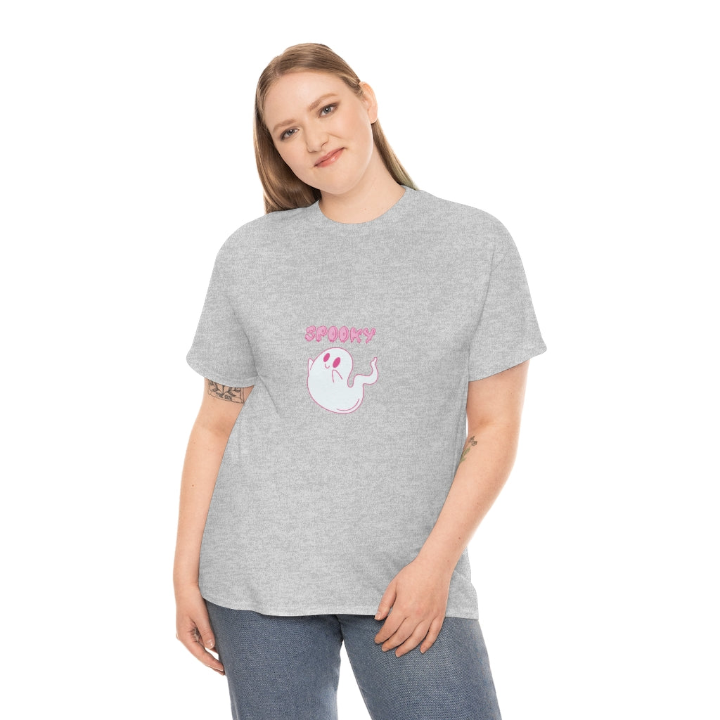 Spooky Ghost Tee Cute Halloween Tshirt Vintage Ghost Tee Autumn Apparel Fall Tshirts Fun Fall Tess - The Good Life Vibe
