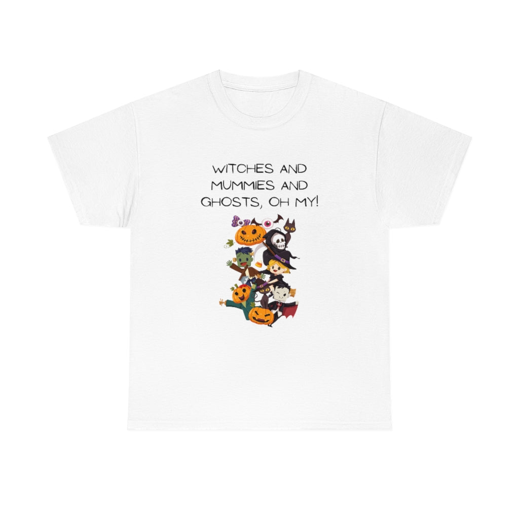 Halloween Spooky Vibe Witch Pumpkin Witches Ghost Ghouls Fun Trendy Heavy Cotton Tee - The Good Life Vibe