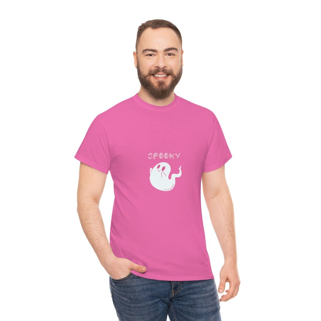Spooky Ghost Tee Cute Halloween Tshirt Vintage Ghost Tee Autumn Apparel Fall Tshirts Fun Fall Tess - The Good Life Vibe