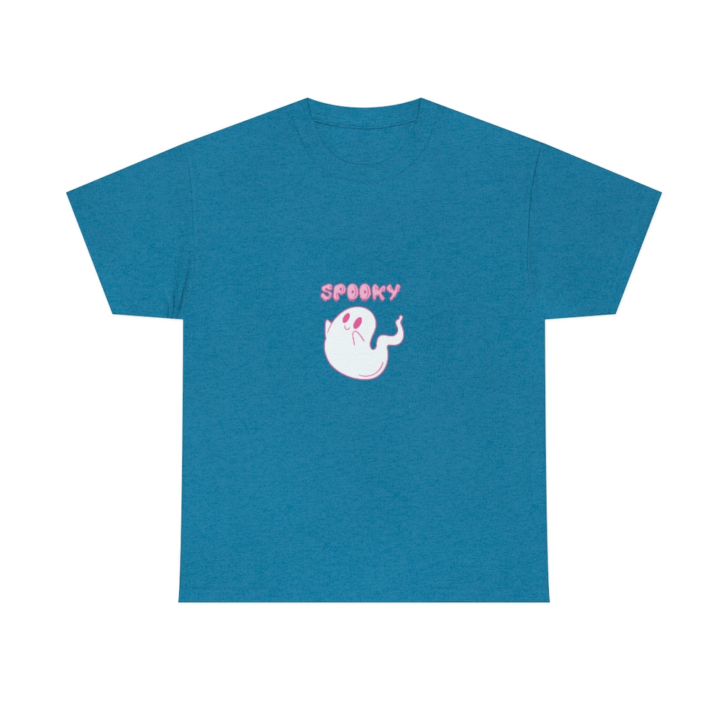 Spooky Ghost Tee Cute Halloween Tshirt Vintage Ghost Tee Autumn Apparel Fall Tshirts Fun Fall Tess - The Good Life Vibe