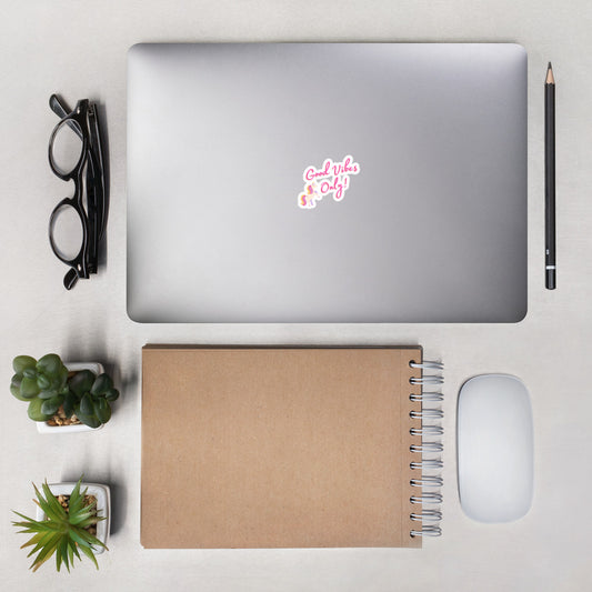 Good Vibes Only Unicorn Sticker - The Good Life Vibe