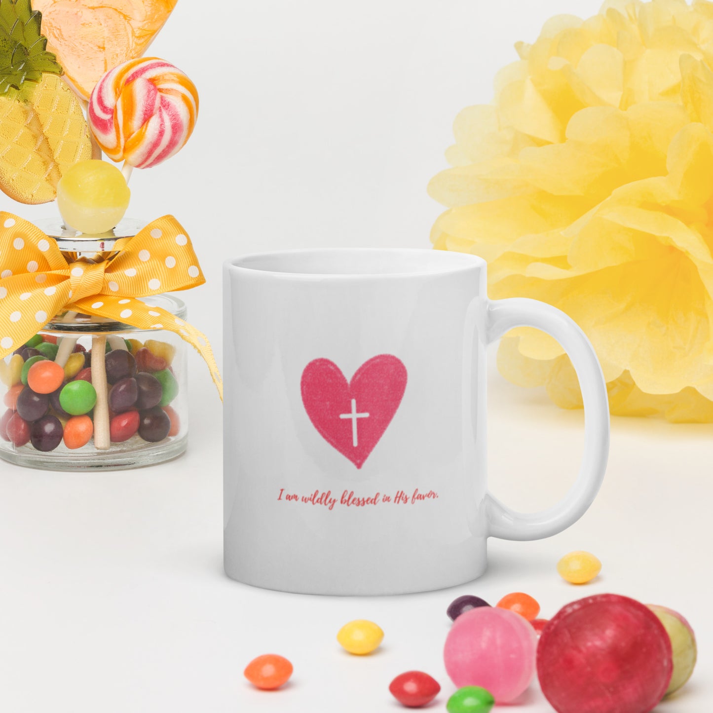 Wildly Blessed in His Favor Mug - The Good Life Vibe
