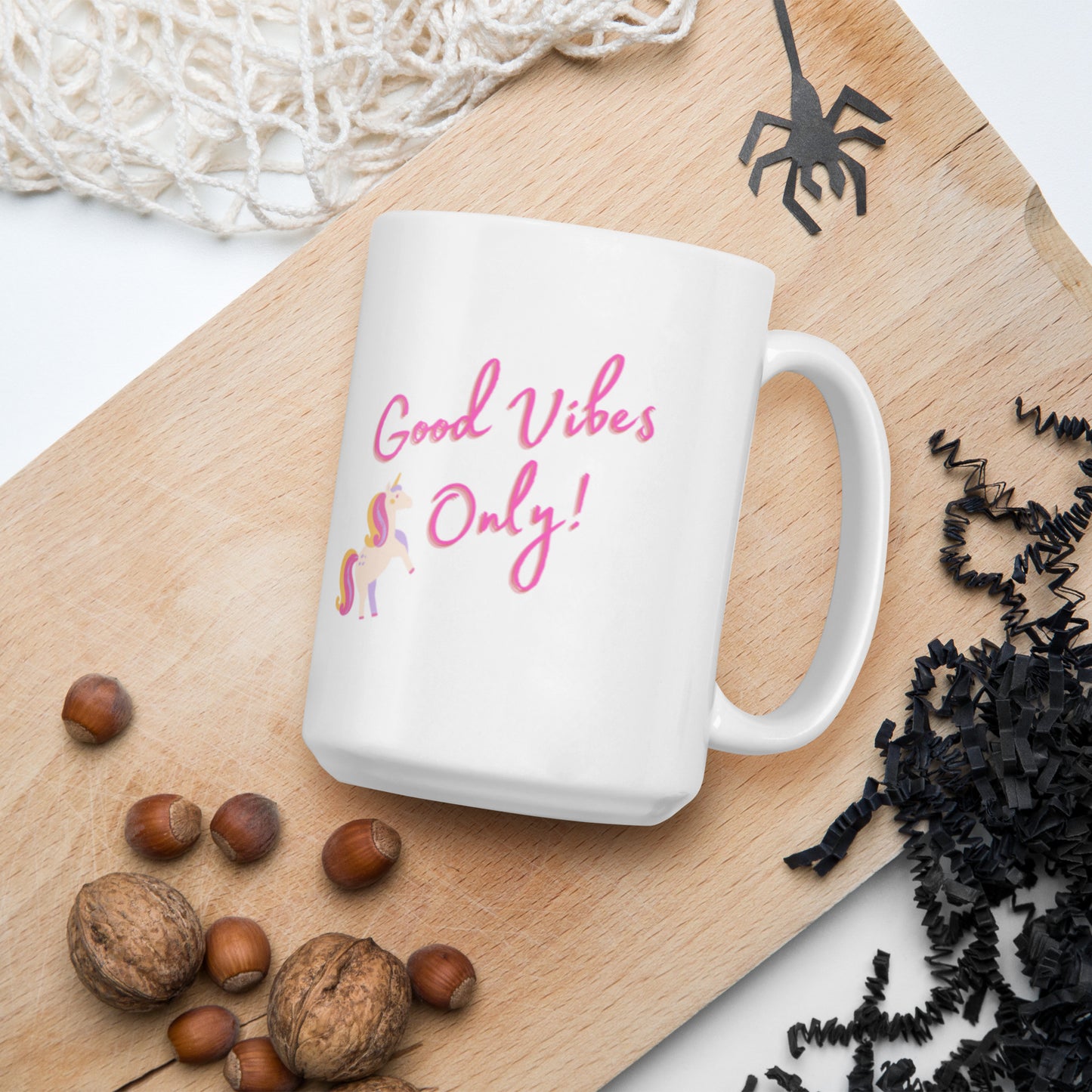Unicorn Good Vibes Only Mug - The Good Life Vibe