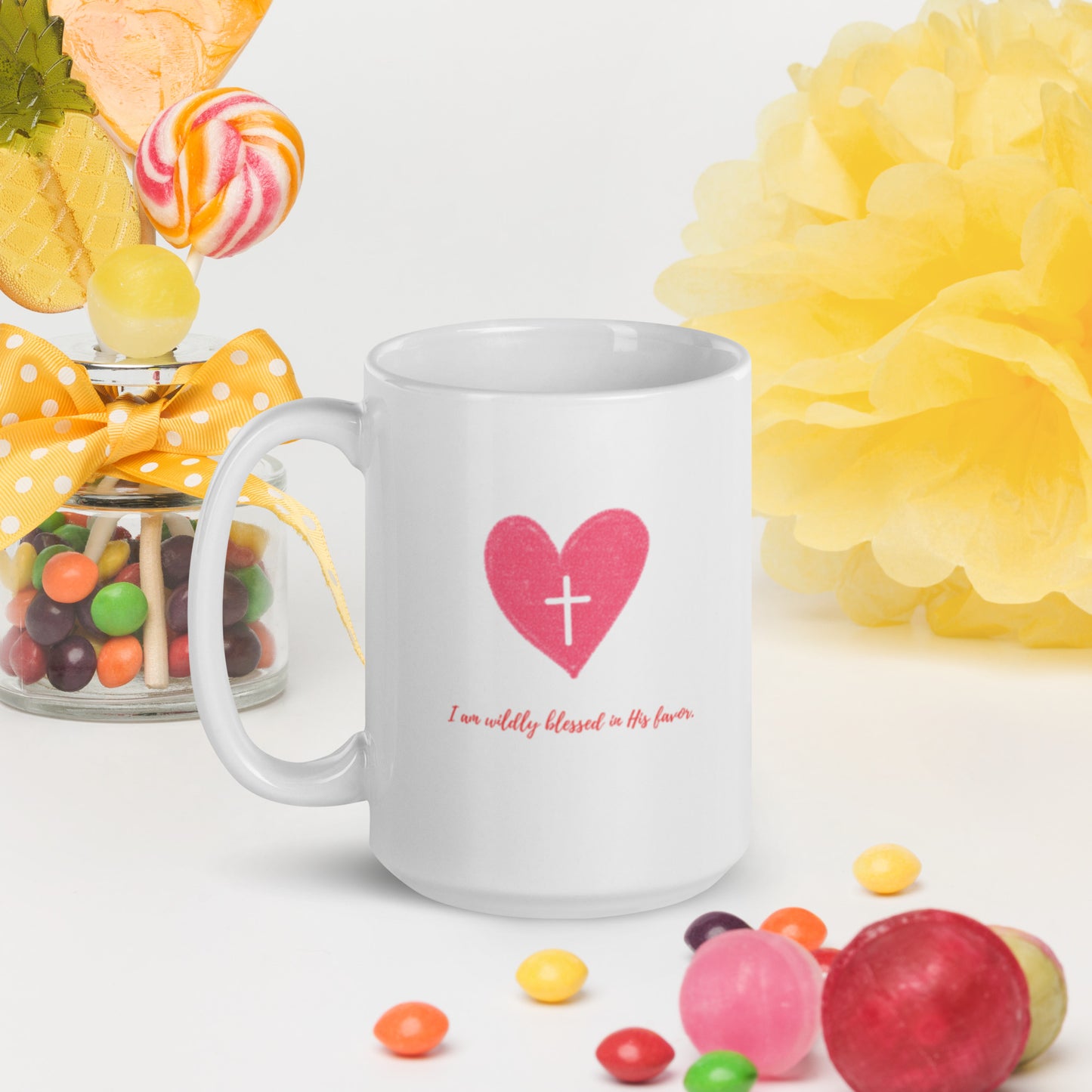 Wildly Blessed in His Favor Mug - The Good Life Vibe