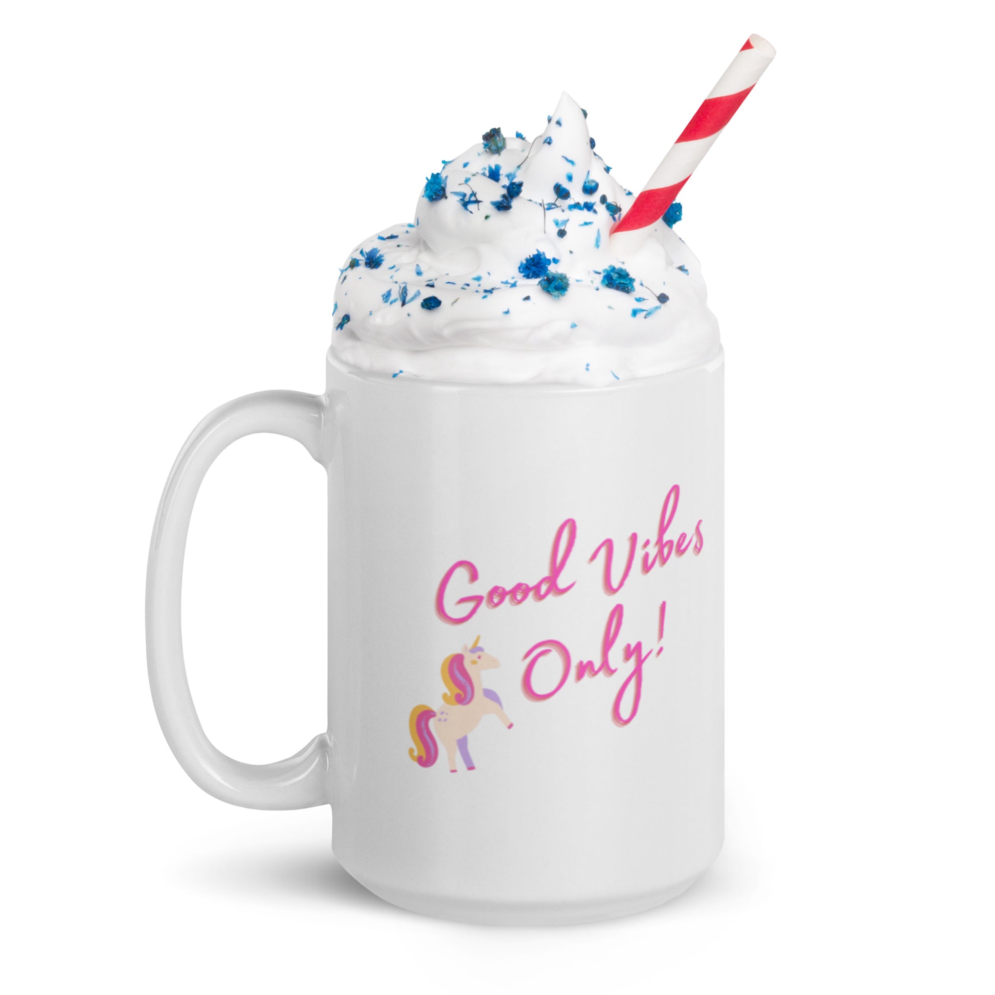 Unicorn Good Vibes Only Mug - The Good Life Vibe
