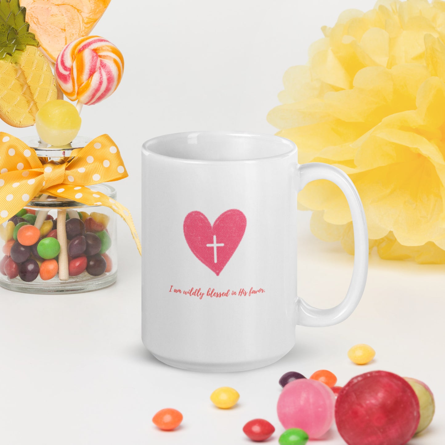 Wildly Blessed in His Favor Mug - The Good Life Vibe