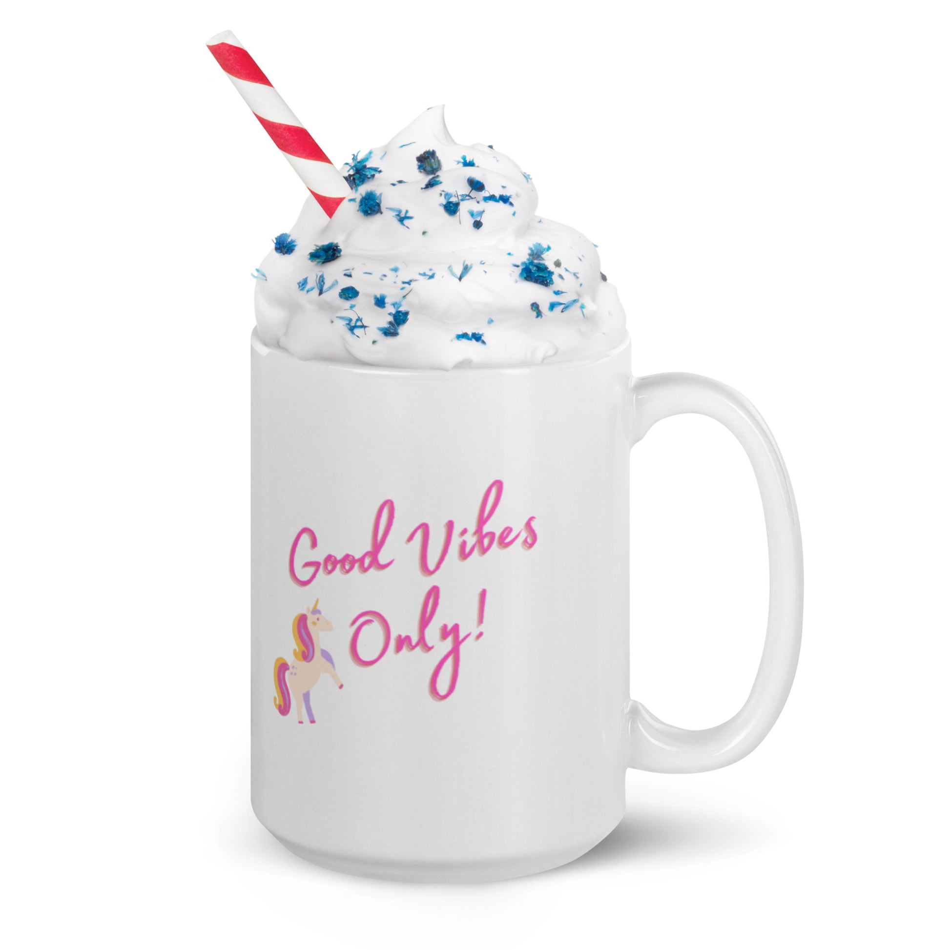 Unicorn Good Vibes Only Mug - The Good Life Vibe