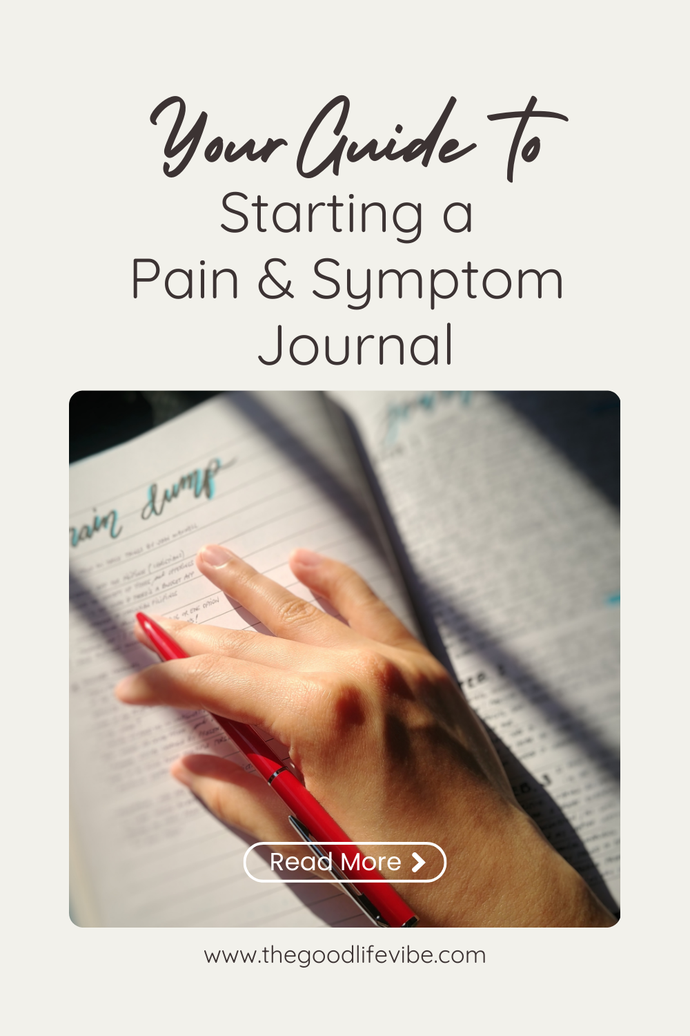 Unlock Relief: Your Guide to Starting a Pain & Symptom Journal