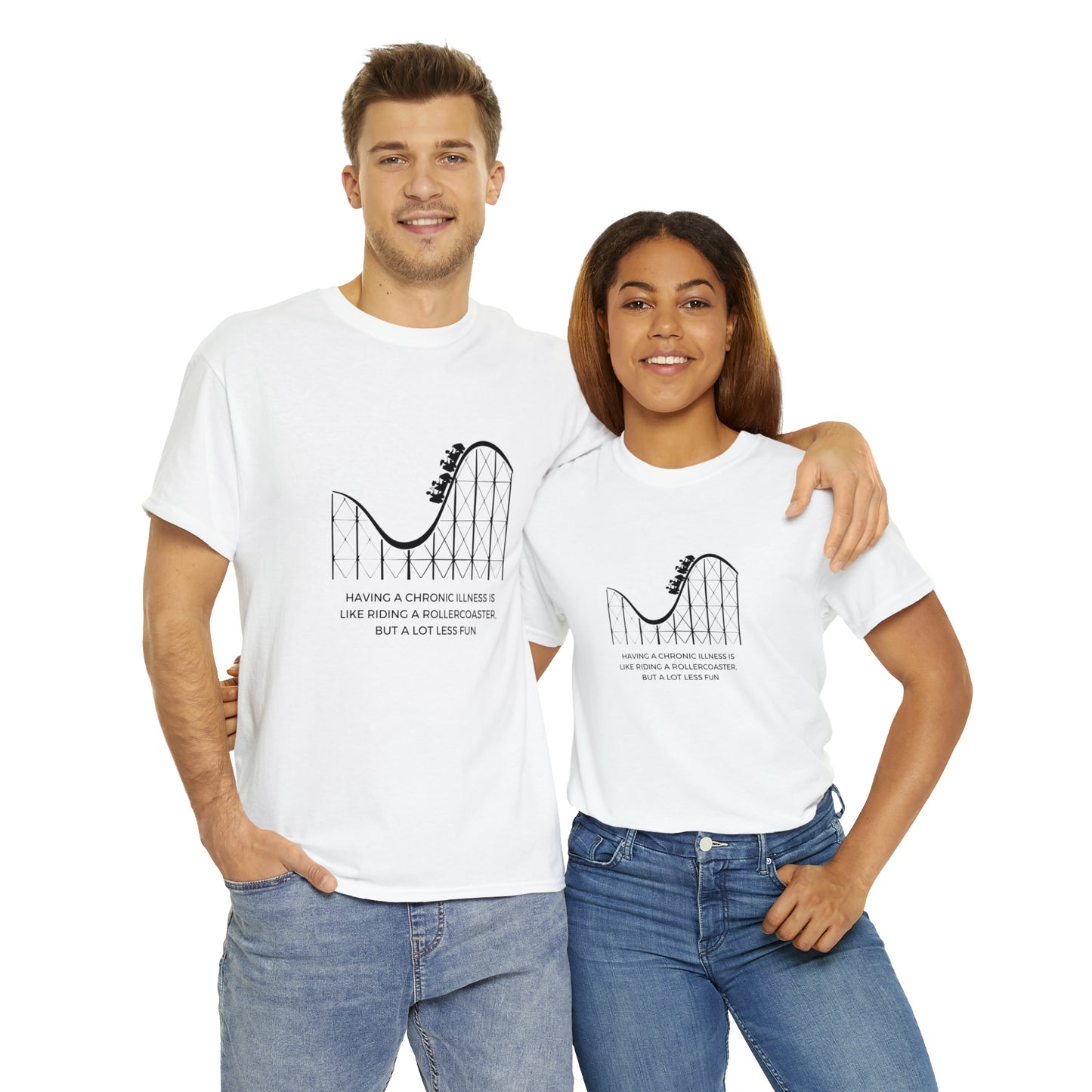 Having a Chronic Illness Is Like Riding A Rollercoaster, But A Lot Less Fun T-Shirt
