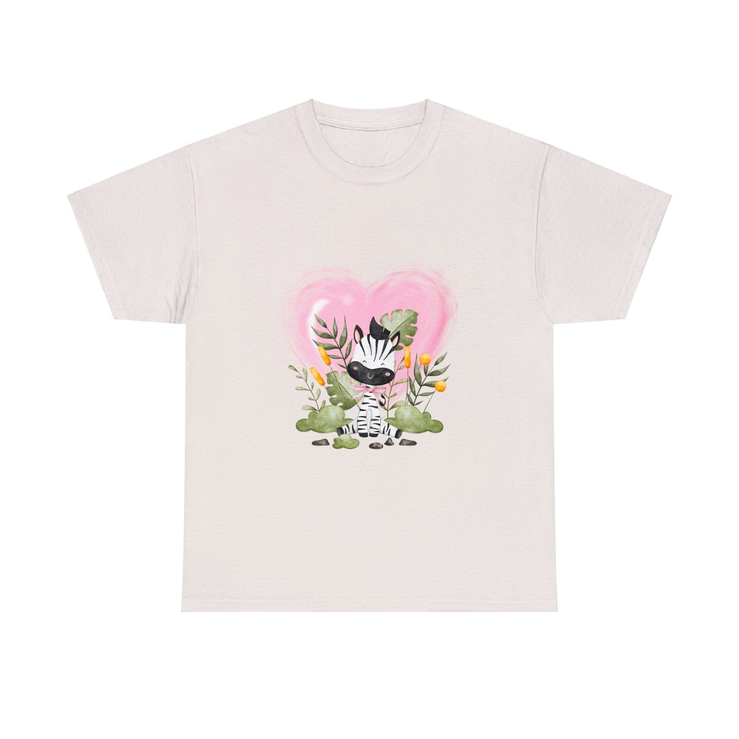 Coquette Zebra With Heart Tshirt