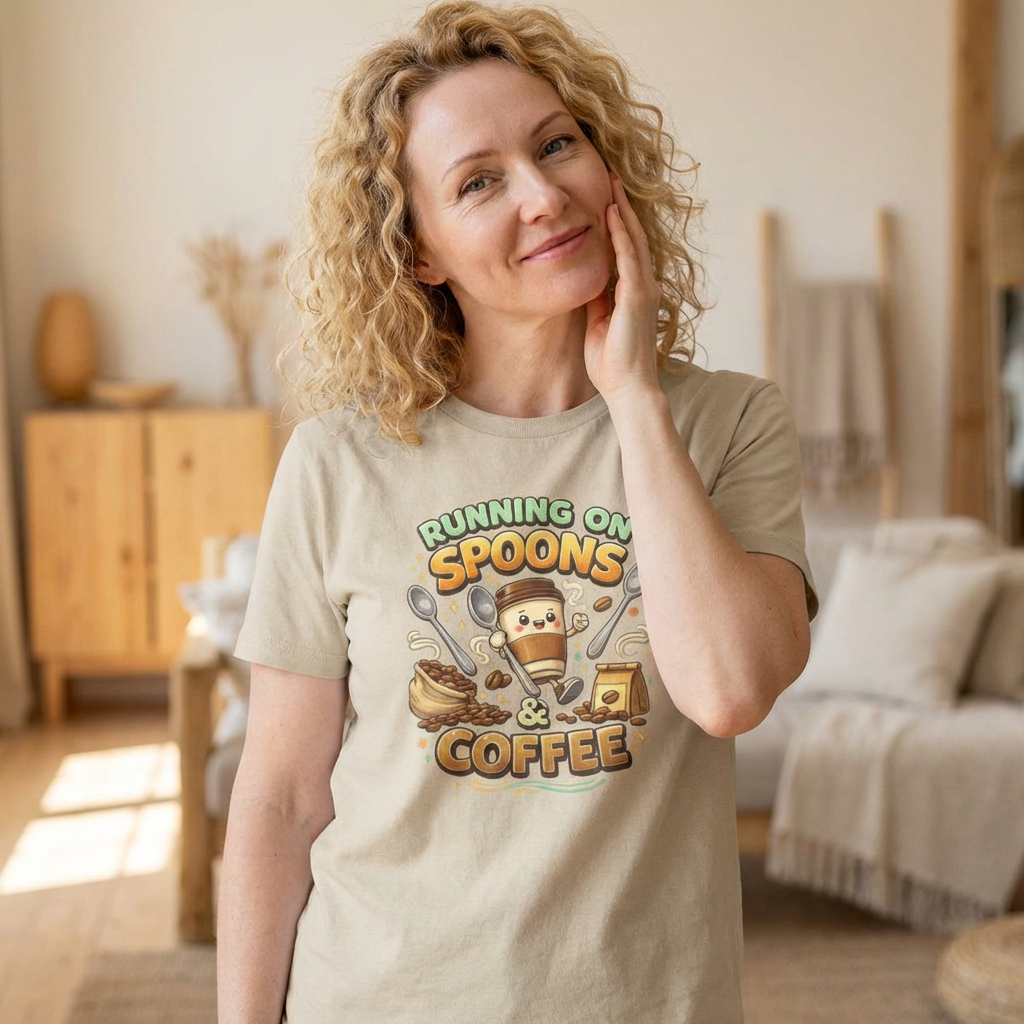 Running on Spoons & Coffee Tee - The Good Life Vibe