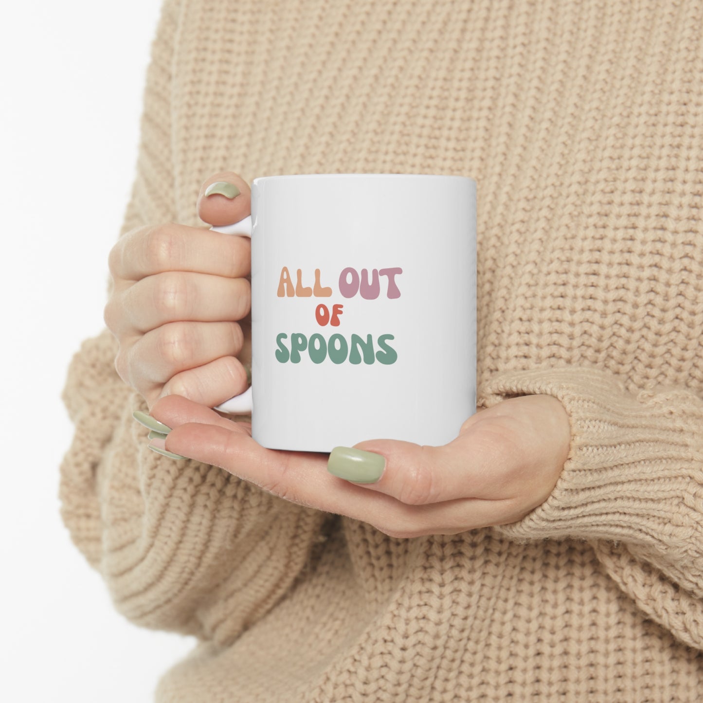 All Out Of Spoons Mug